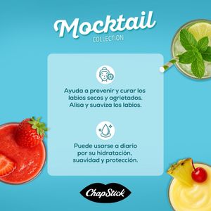 LABIAL CHAPSTICK MOCKTAIL BARRA 3 X 12 G