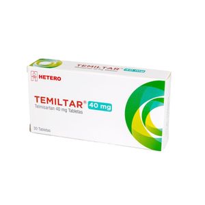 TEMILTAR HETERO (RG) TABLETAS 40 MG CAJA X 30 UNDS