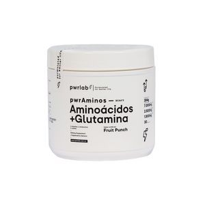 PWR AMINOÁCIDOS +GLUTAMIINA POLVO POTE 384 G