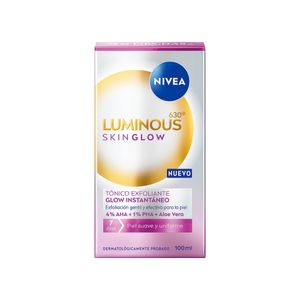 TONICO EXFOLIANTE NIVEA LUMINOUS GLOW INSTANTANEO CAJA 100 ML