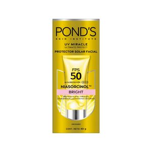 PROTECTOR SOLAR FACIAL PONDS BRIGHT FPS 50 TUBO 40 G