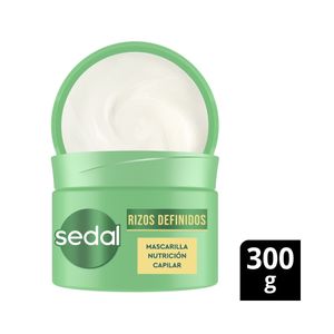 MASCARILLA CAPILAR SEDAL RIZOS DEFINIDOS POTE 300 G