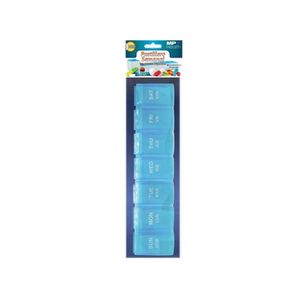 PASTILLERO SEMANAL DESMONTABLE AZUL ESTUCHE X 1 UND
