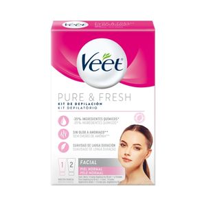KIT FACIAL VEET CREMA DEPILATORIA PIEL NORMAL CAJA X 2 UNDS