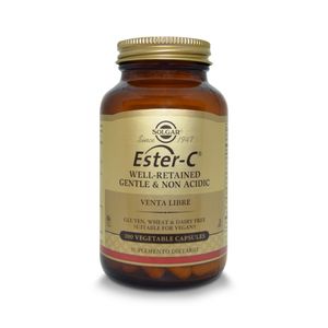 ESTER-C PLUS SOLGAR CAPSULAS VEGETALES 500 MG FRASCO X 100 UNDS