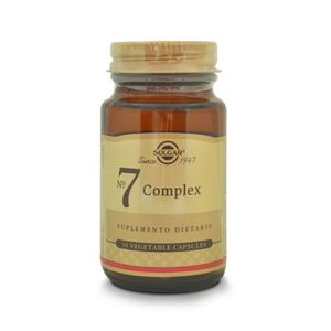 N°7 COMPLEX SOLGAR CAPSULAS VEGETALES FRASCO X 30 UNDS