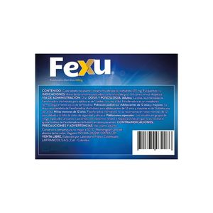 FEXU TABLETAS 120 MG