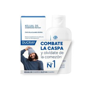 KIT DUCRAY KELUAL DS CHAMPÚ 100ML+ ELUTION CHAMPÚ 1000 ML