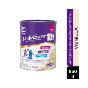 PEDIASURE 10+ POLVO VAINILLA LATA 850 G
