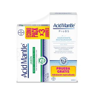 OFERTA JABON ACID MANTLEX3 + GRATIS CREMA CORPORAL 200 ML