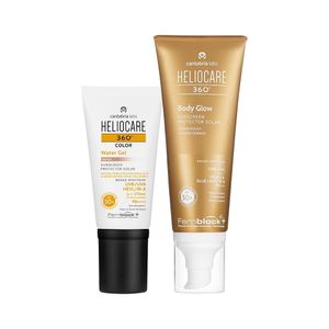 KIT HELIOCARE 360°WATER GEL BEIGE+ GRATIS HELIOCARE 360° BODY GLOW 100 ML
