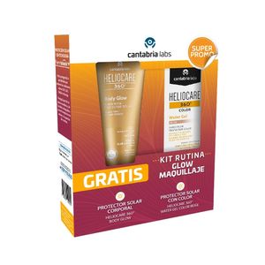 KIT HELIOCARE 360°WATER GEL BEIGE+ GRATIS HELIOCARE 360° BODY GLOW 100 ML