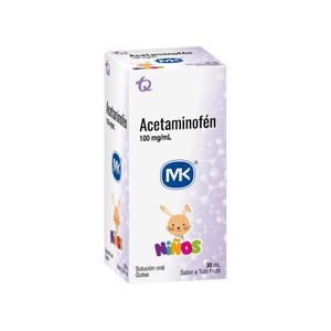 ACETAMINOFEN MK GOTAS 100 MG/ML FRASCO 30 ML