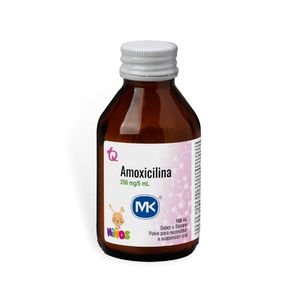AMOXICILINA MK SUSPENSION 250 MG / 5 ML FRASCO 100 ML