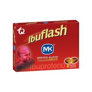 IBUFLASH MK CAPSULAS 400 MG CAJA X 8 UNDS