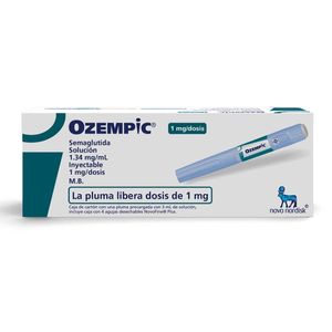 OZEMPIC CF (RG) SOLUCION INYECTABLE 1MG DOSIS CAJA X 1 UND
