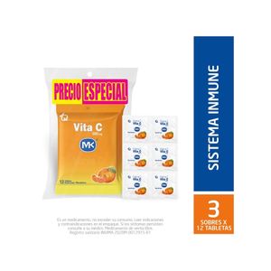 VITA C MK P.ESPECIAL MANDARINA PAQUETE 3X12 UNDS