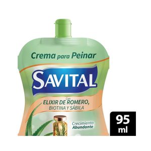 CREMA DE PEINAR SAVITAL ELIXIR DE ROMERO DOYPACK 95 ML