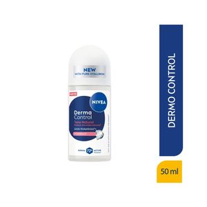 DESODORANTE NIVEA DERMA CONTROL MUJER TONO NATURAL ROLL ON 50 ML