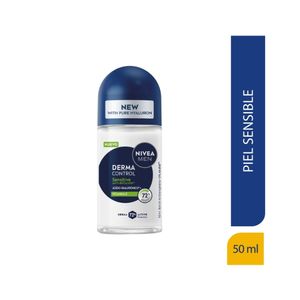 DESODORANTE NIVEA MEN DERMA CONTROL SENSITIVE ROLL ON 50 ML