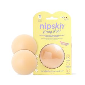 CUBRE PEZONES NIPSKIN SIN ADHESIVO VAINILLA (M) CAJA X 1 UND