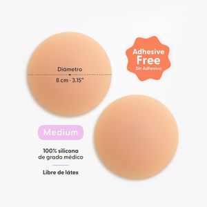 CUBRE PEZONES NIPSKIN SIN ADHESIVO CAPPUCCINO (M) CAJA X 1 UND