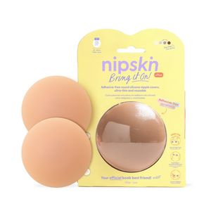 CUBRE PEZONES NIPSKIN SIN ADHESIVO CAPPUCCINO (PLUS) CAJA X 1 UND
