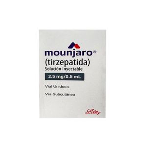 MOUNJARO (CF) SOLUCION INYECTABLE 2,5MG/0,5ML CAJA X 1 UND