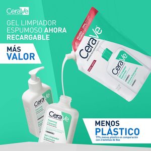 CERAVE REFILL GEL LIMPIADOR ESPUMOSO DOYPACK 473 ML