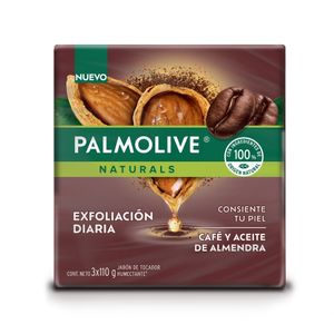 JABON PALMOLIVE COFFEE AND ALMOND BARRA 3 X 110GR