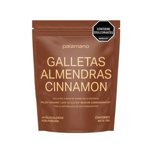 GALLETAS PALAMANO ALMENDRAS CINNAMON DOYPACK 70 G