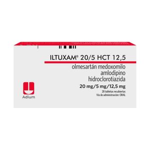 ILTUXAM HCT TABLETAS 20/5/12.5MG CAJA X 28 UNDS