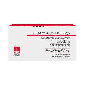 ILTUXAM HCT TABLETA 40/5/12.5MG CAJA X 28 UNDS