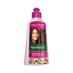 NUTRIBELA CREMA DE PEINAR BIOKERATINA FRASCO 300 ML
