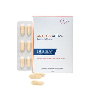 ANACAPS ACTIV+ DUCRAY CAPSULAS CAJA X 30 UNDS