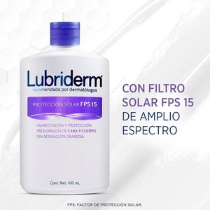CREMA LUBRIDERM UV-15 FRASCO 400 ML