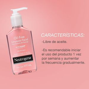 NEUTROGENA OIL FREE CLEAR WASH FRASCO 177 ML