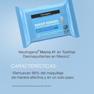 NEUTROGENA TOALLITAS DESMAQUILLADORAS