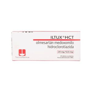 ILTUX HCT TABLETAS RECUBIERTAS 20/12.5 MG