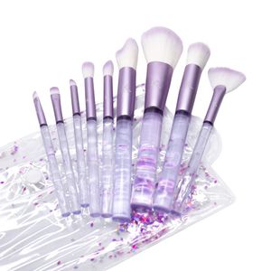 SET DE BROCHAS ENKOR LILA ESTUCHE X 9 UNDS