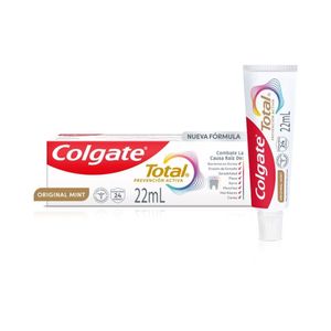 CREMA DENTAL COLGATE TOTAL ORIGINAL MINT TUBO 22 ML
