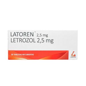 LATOREN (RG) TABLETAS RECUBIERTAS 2.5 MG CAJA X 30 UNDS