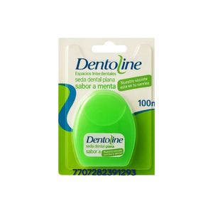 SEDA DENTAL PLANA DENTOLINE MENTA CAJA 100 MT