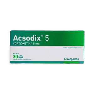 ACSODIX (RG) TABLETAS 5 MG CAJA X 30 UNDS