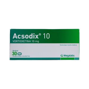ACSODIX (RG) TABLETAS 10 MG CAJA X 30 UNDS