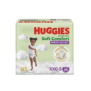 PAÑALES HUGGIES PANTS ACTIVE SEC ETAPA 5 BOLSA X 24 UNDS