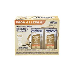NUTREN SENIOR VAINILLA 200ML LIQUIDO CAJA PAGUE 4 LLEVE 6