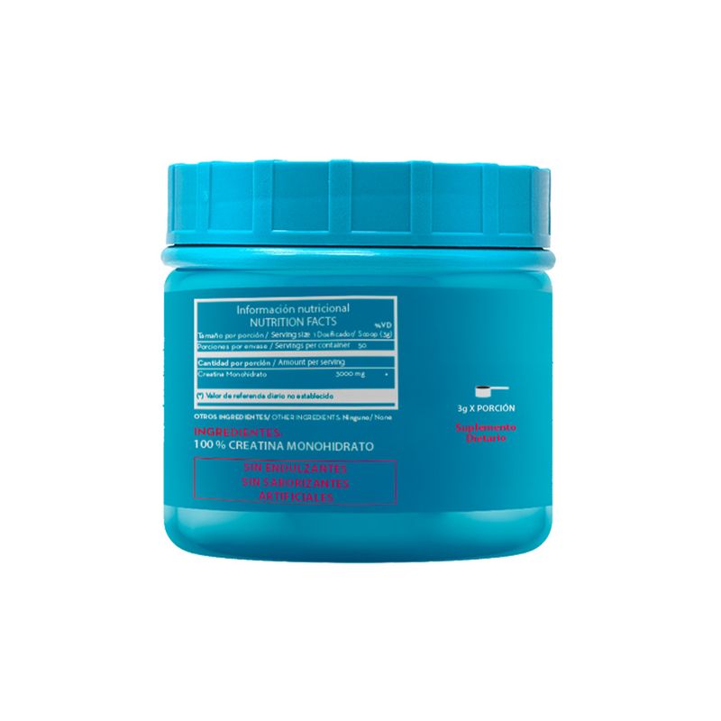 CREATINA MONOHIDRATADA EFFEKT POLVO POTE 150 G