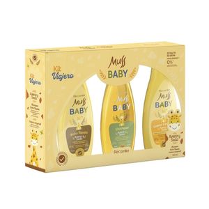 KIT MUSS BABY VIAJERO FRASCO 3 X 120 ML