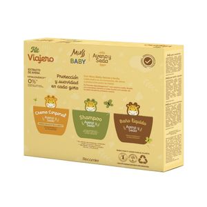 KIT MUSS BABY VIAJERO FRASCO 3 X 120 ML